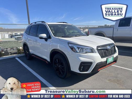 Crystal White Pearl 2020 Subaru Forester Sport