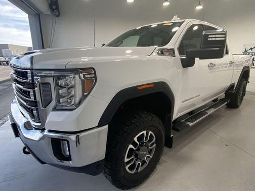 Summit White 2021 GMC Sierra 3500 SLT
