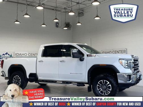 Summit White 2021 GMC Sierra 3500 SLT