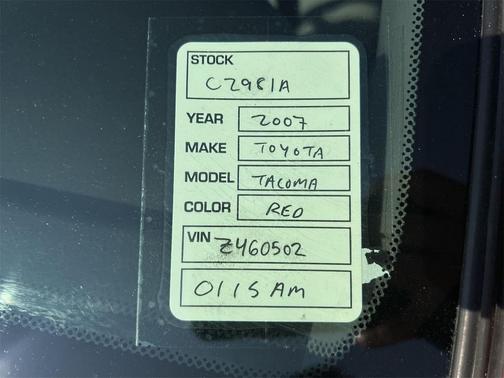 2007 Toyota Tacoma Double Cab