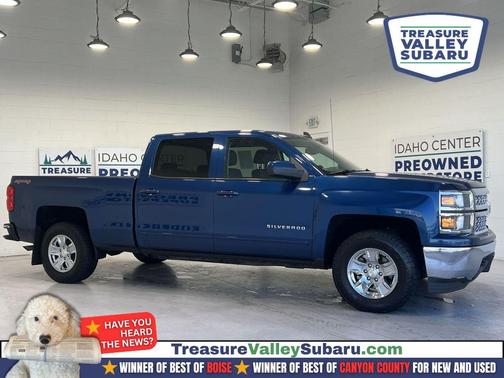 Deep Ocean Blue Metallic 2015 Chevrolet Silverado 1500 1LT