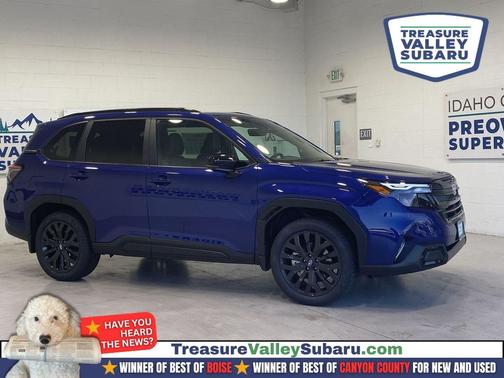 Sapphire Blue Pearl 2026 Subaru Forester Sport
