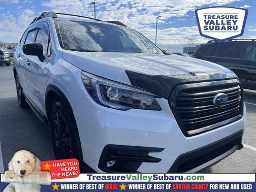 Crystal White Pearl 2022 Subaru Ascent Onyx Edition 7-Passenger