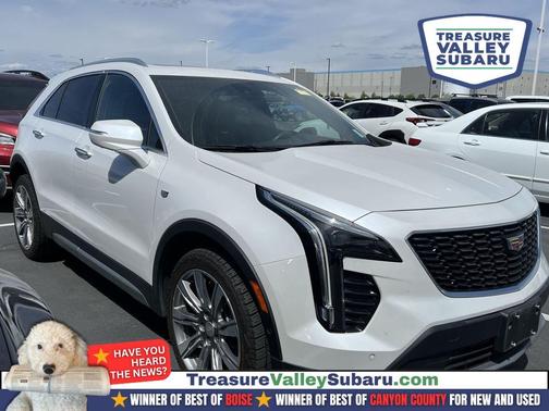 Crystal White Tricoat 2022 Cadillac XT4 Premium Luxury