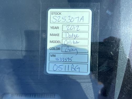 2012 Dodge Caliber SXT