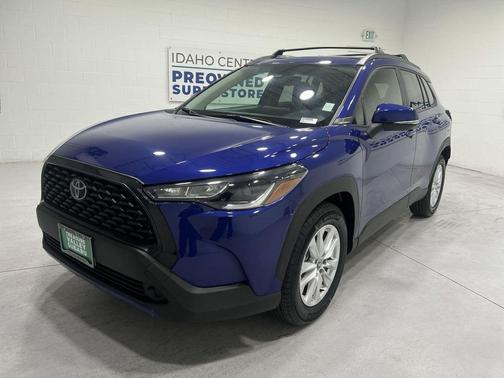 Blue Crush Metallic 2024 Toyota Corolla Cross LE
