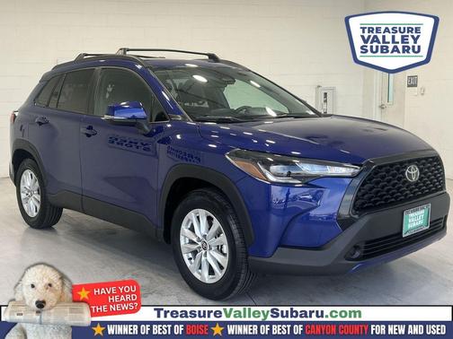 Blue Crush Metallic 2024 Toyota Corolla Cross LE