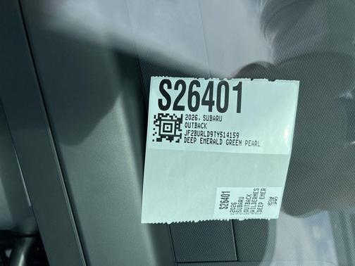 Deep Emerald Green Pearl 2026 Subaru Outback Wilderness
