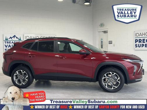 Crimson Metallic 2025 Chevrolet Trax LT