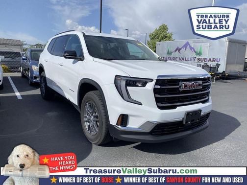 Summit White 2025 GMC Acadia AWD Elevation