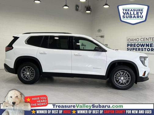 Summit White 2025 GMC Acadia AWD Elevation