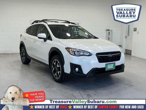 Crystal White Pearl 2019 Subaru Crosstrek 2.0i Premium