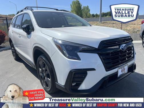 Crystal White Pearl 2025 Subaru Ascent Onyx Edition Touring 7-Passenger