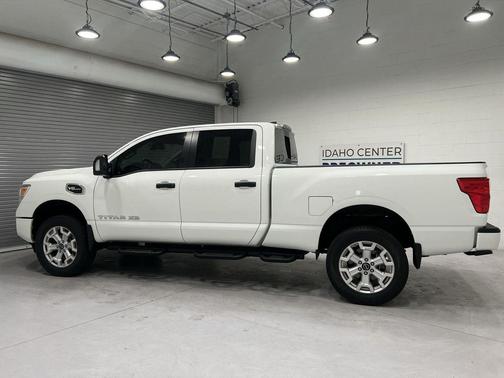 Glacier White 2023 Nissan Titan XD SV
