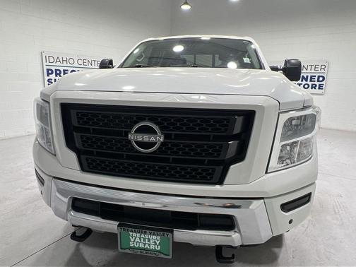 Glacier White 2023 Nissan Titan XD SV
