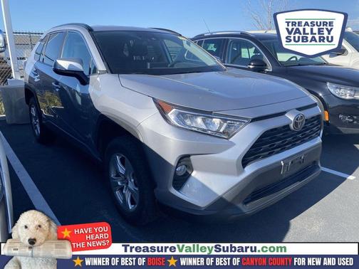 Silver Sky Metallic 2021 Toyota RAV4 XLE