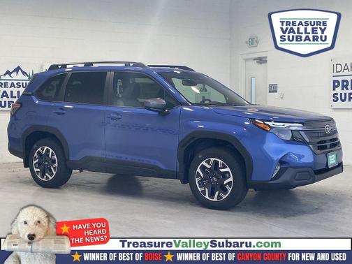 Daybreak Blue Pearl 2026 Subaru Forester Premium