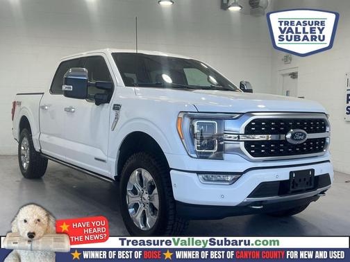 Star White Metallic Tri-Coat 2021 Ford F-150 Platinum