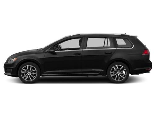 Black 2015 Volkswagen Golf SportWagen TDI SE 4-Door