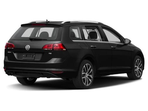 Black 2015 Volkswagen Golf SportWagen TDI SE 4-Door