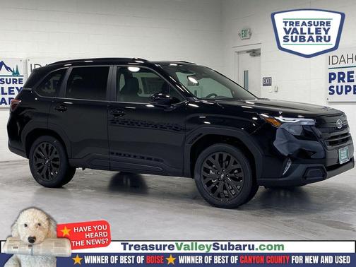 Crystal Black Silica 2026 Subaru Forester Sport