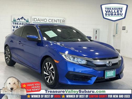 Aegean Blue Metallic 2016 Honda Civic LX-P