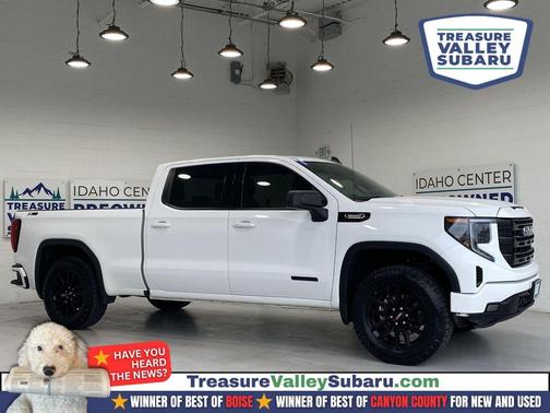 Summit White 2023 GMC Sierra 1500 Elevation