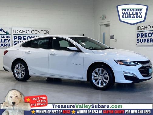 Summit White 2023 Chevrolet Malibu FWD 1LT