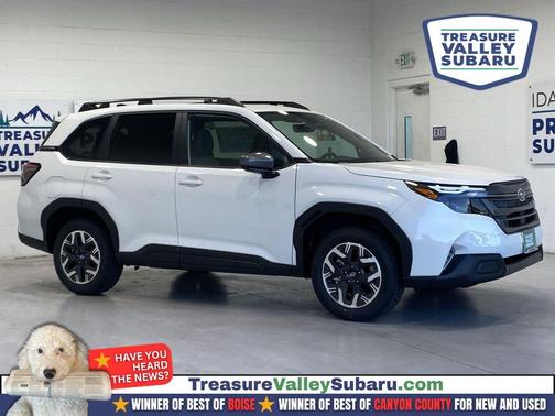 Crystal White Pearl 2026 Subaru Forester Premium