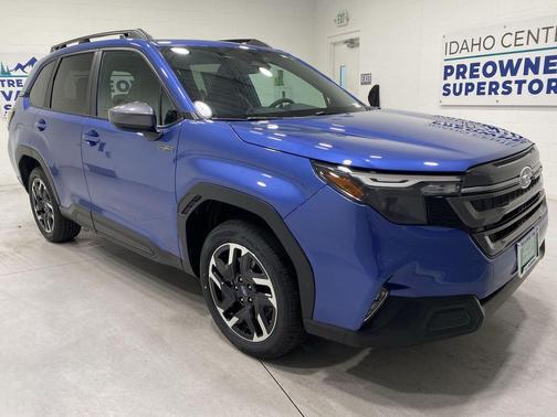 Daybreak Blue Pearl 2026 Subaru Forester Hybrid Premium