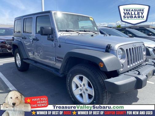 Billet Silver Metallic Clearcoat 2015 Jeep Wrangler Unlimited Sport