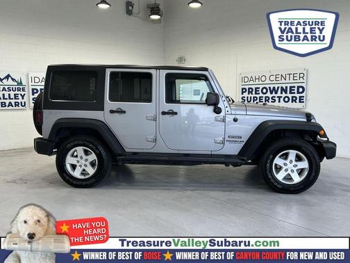 Billet Silver Metallic Clearcoat 2015 Jeep Wrangler Unlimited Sport