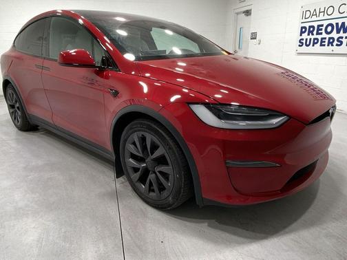 Red Multi-Coat 2022 Tesla Model X Plaid Tri Motor All-Wheel Drive