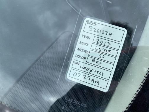 2017 Lexus GS 350 Base