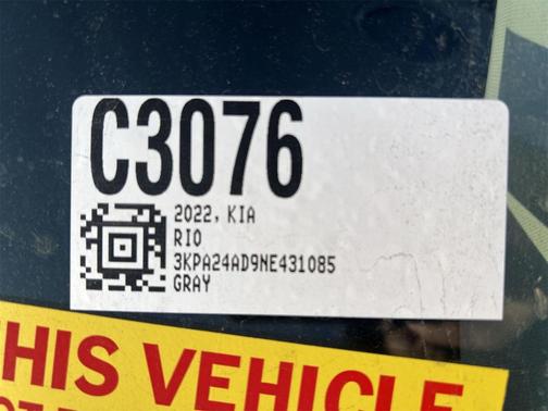 2022 Kia Rio S