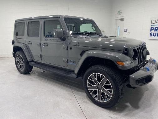 Sting-Gray Clearcoat 2023 Jeep Wrangler 4xe Sahara High Altitude