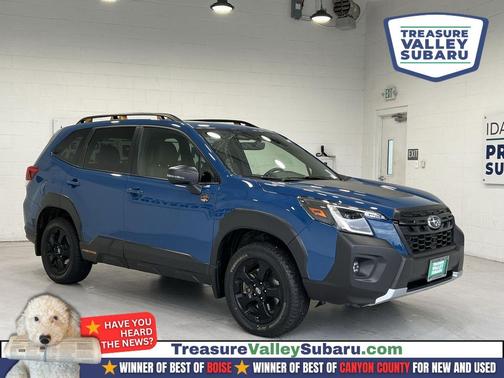 Geyser Blue 2022 Subaru Forester Wilderness