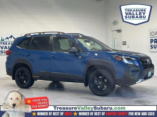 Geyser Blue 2022 Subaru Forester Wilderness