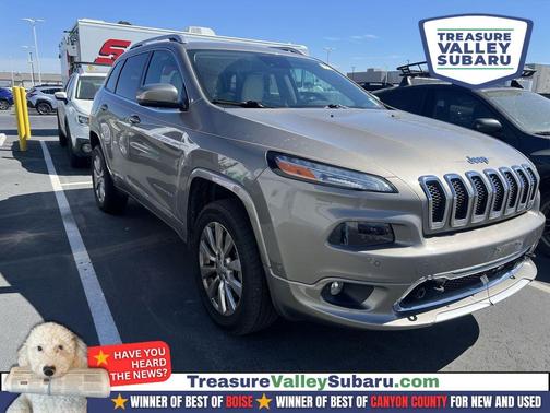 Light Brownstone Pearlcoat 2016 Jeep Cherokee Overland
