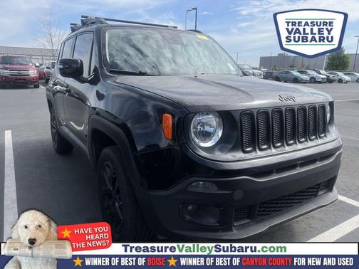 Black 2017 Jeep Renegade Altitude