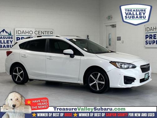 Crystal White Pearl 2019 Subaru Impreza 2.0i Premium