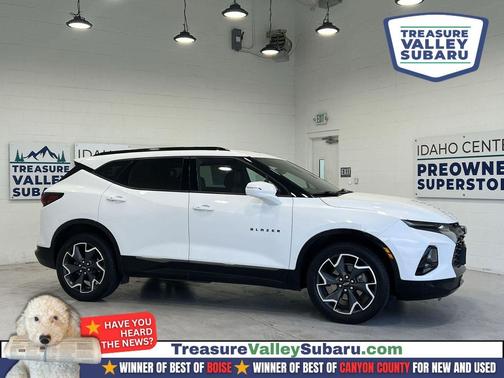 Summit White 2019 Chevrolet Blazer RS