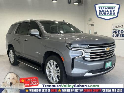 Satin Steel Metallic 2022 Chevrolet Tahoe 4WD High Country