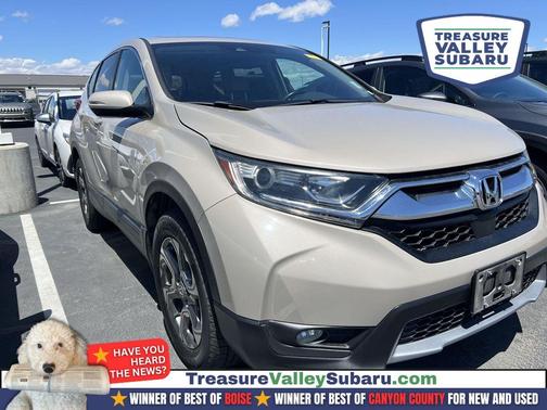 Tan 2017 Honda CR-V EX-L