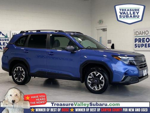 Daybreak Blue Pearl 2026 Subaru Forester Premium