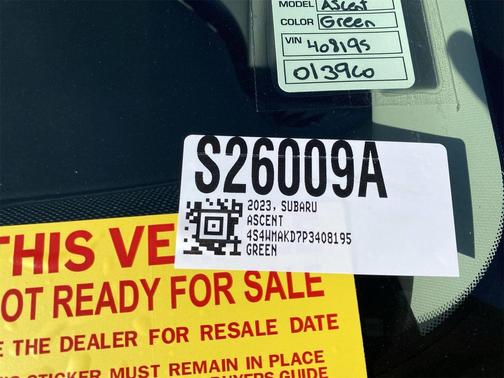 2023 Subaru Ascent Onyx Edition Limited 7-Passenger