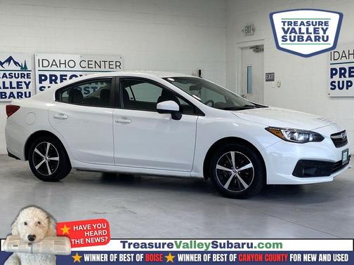 Crystal White Pearl 2023 Subaru Impreza Premium