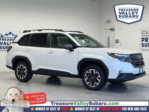 Crystal White Pearl 2026 Subaru Forester Premium