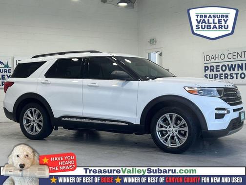OXFORD WHITE 2020 Ford Explorer XLT