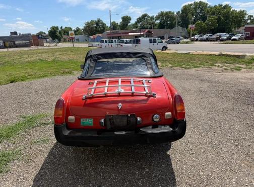 Red 1978 MG MGB
